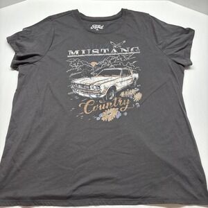 Women's  Ford Mustang country Graphic Tee Shirt xl